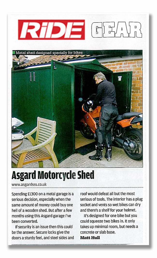 Motorcycle Storage Shed Plans
