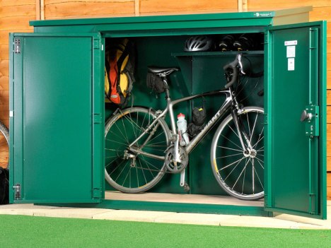 Insurance approved bike storage
